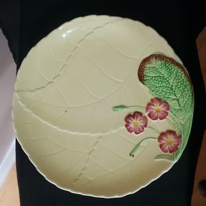Vintage Carlton Ware yellow glaze Art Deco Anique Leaf Small Dish 💛
